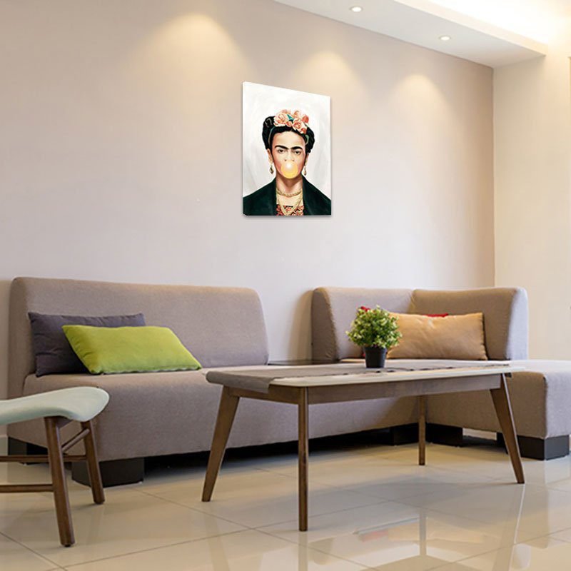 Cuadro Decorativo Frida Kahlo con Chicle - Imagen 2