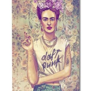 Cuadro Decorativo Frida Kahlo Punk