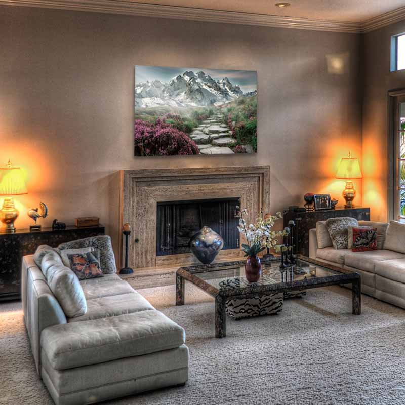 Cuadro Decorativo Camino a las Montañas. - Imagen 3