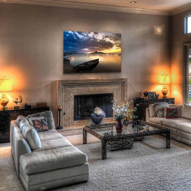 Cuadro Decorativo La barca en el Lago - Imagen 3