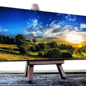 Cuadro Decorativo Paisaje Atardecer