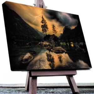 Cuadro Decorativo de Tormenta en las Montañas