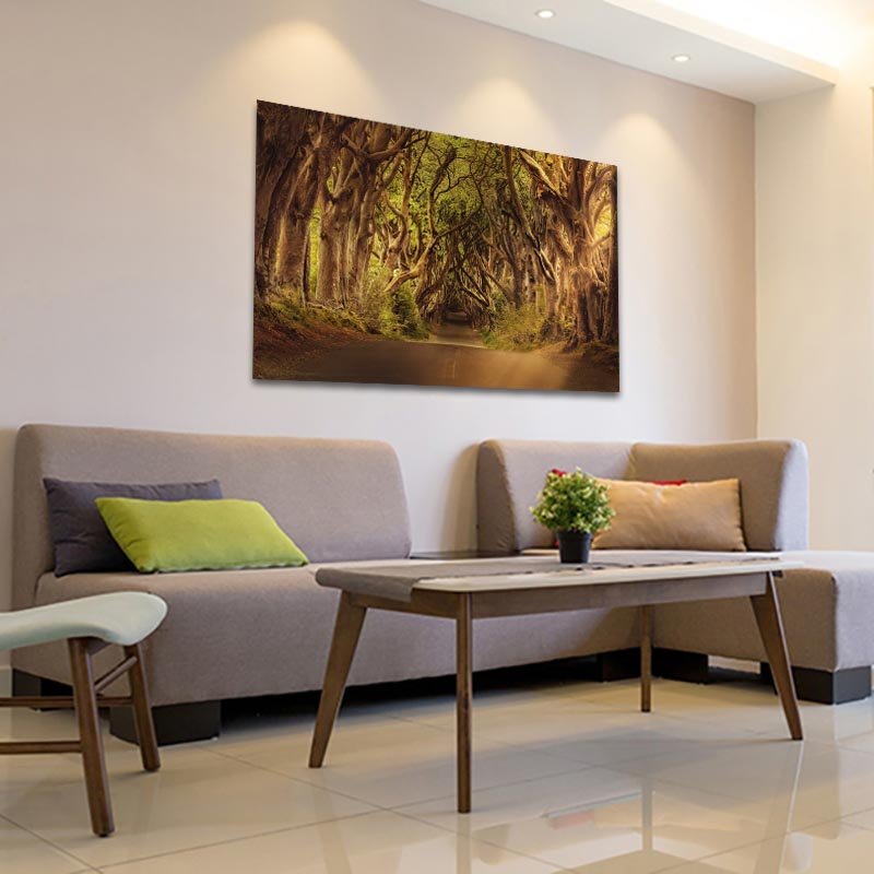 Cuadro Decorativo Camino entre Arboles - Image 3