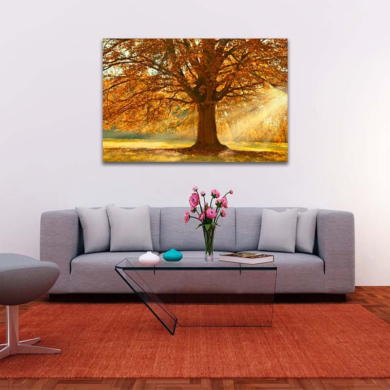 Cuadro Decorativo Árbol en Otoño - Imagen 2