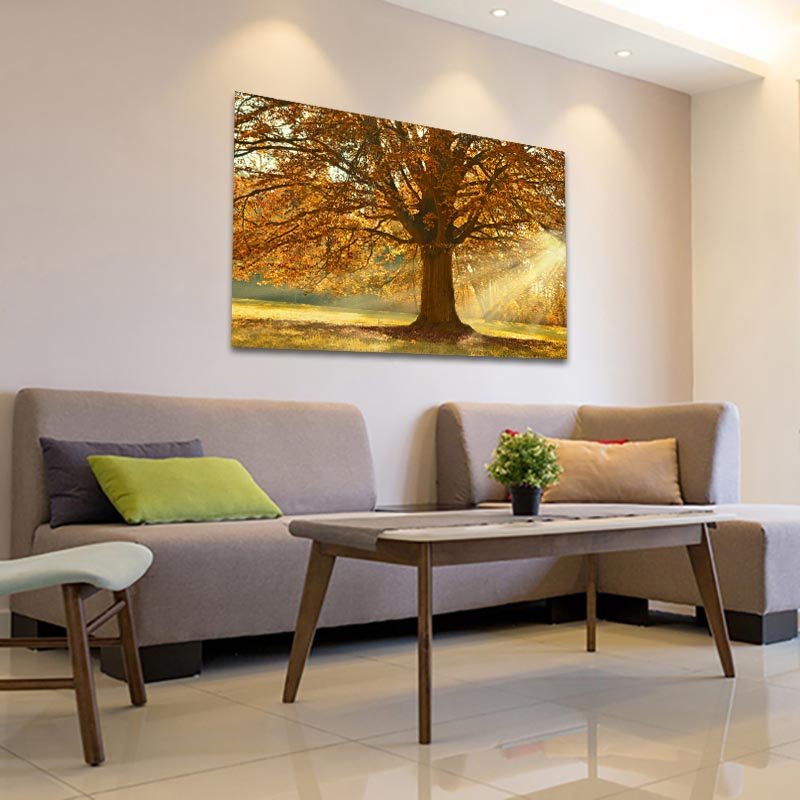 Cuadro Decorativo Árbol en Otoño - Imagen 3
