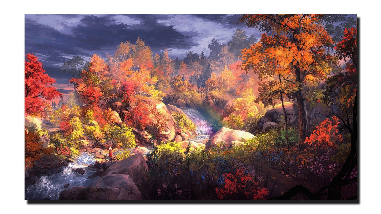 Cuadro Decorativo Canvas Paisaje de Río en las Montañas - Imagen 2