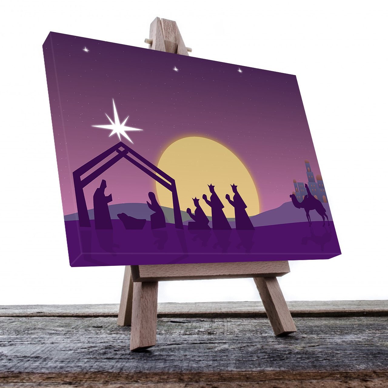 Cuadro Decorativo Religioso Jesús Nacimiento