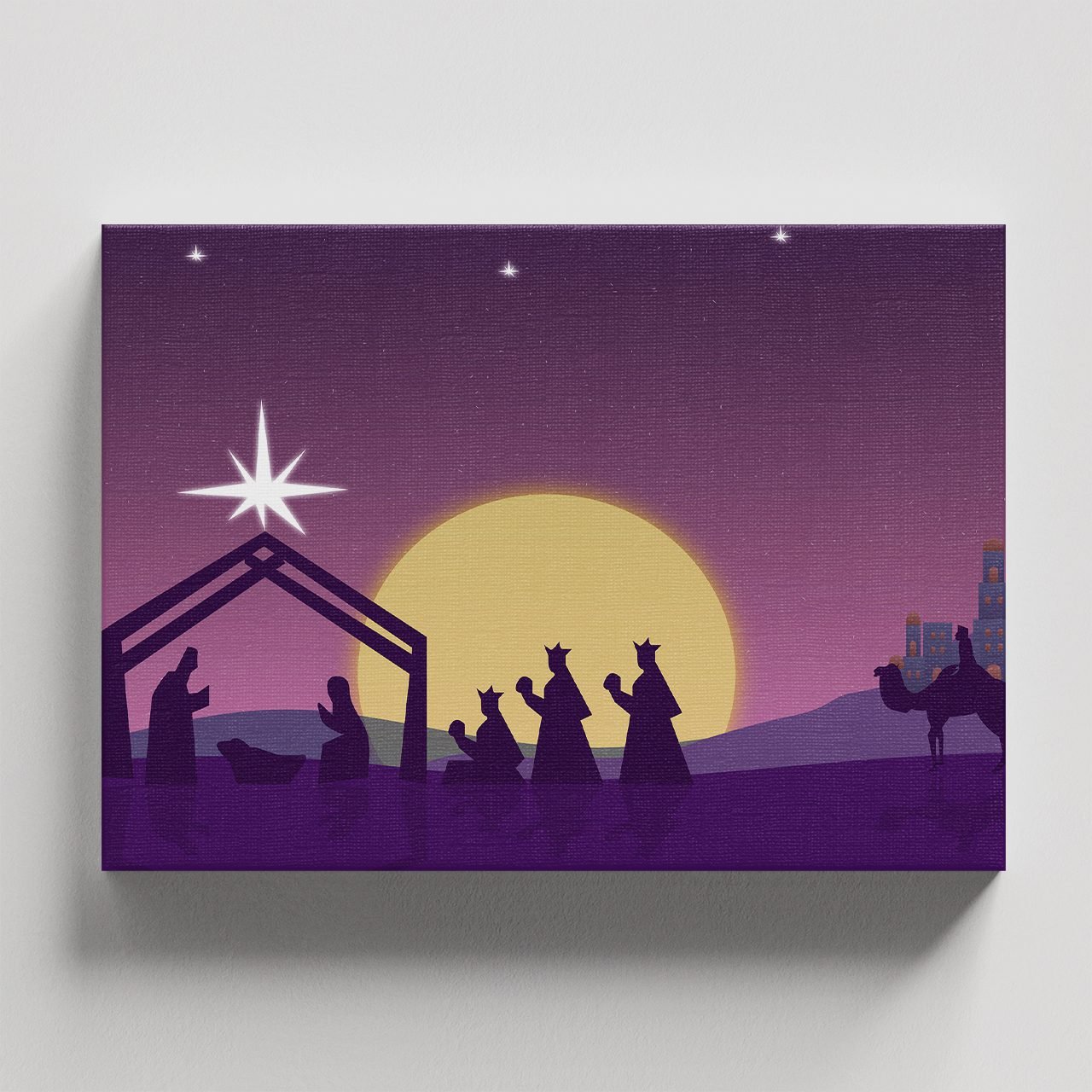 Cuadro Decorativo Religioso Jesús Nacimiento - Imagen 4