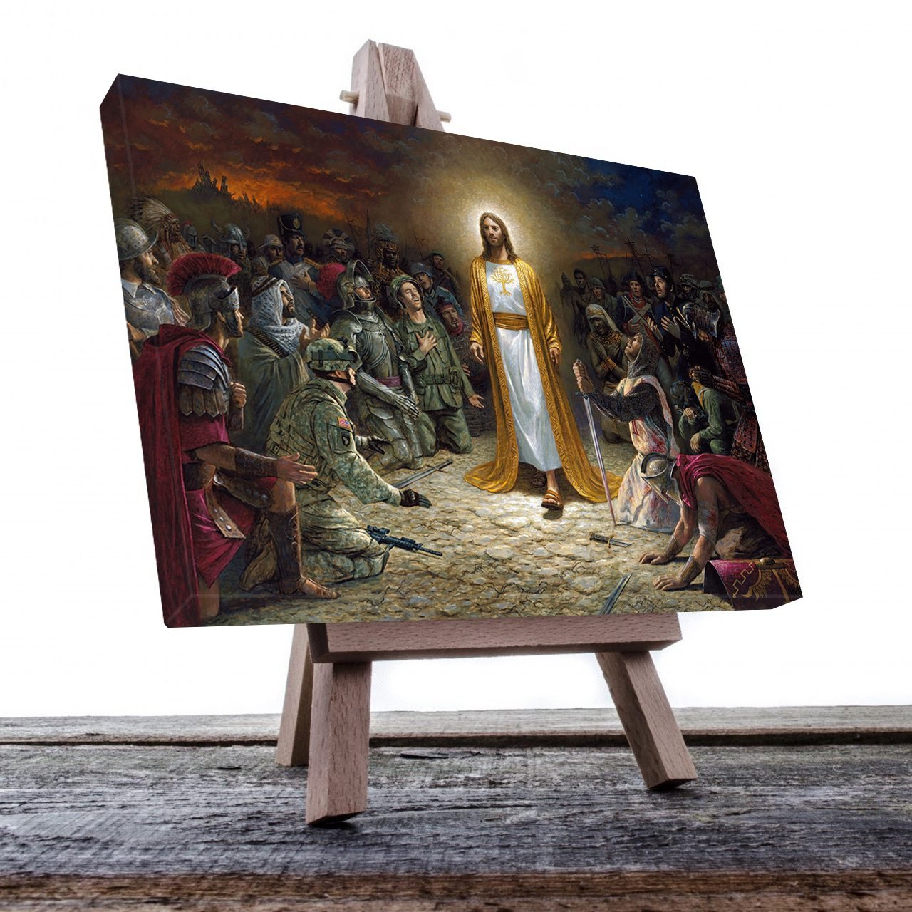 Cuadro Decorativo Religioso Jesús Enseñando Paz