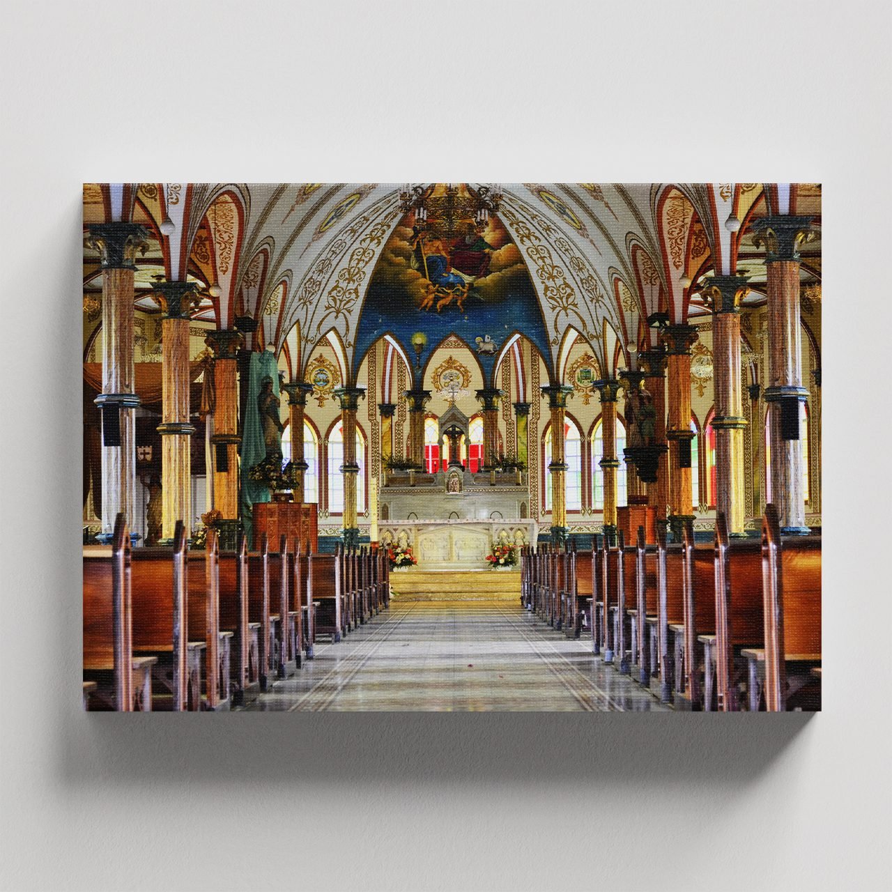 Cuadro Decorativo Religioso Iglesia de Zercero Costa Rica - Imagen 4