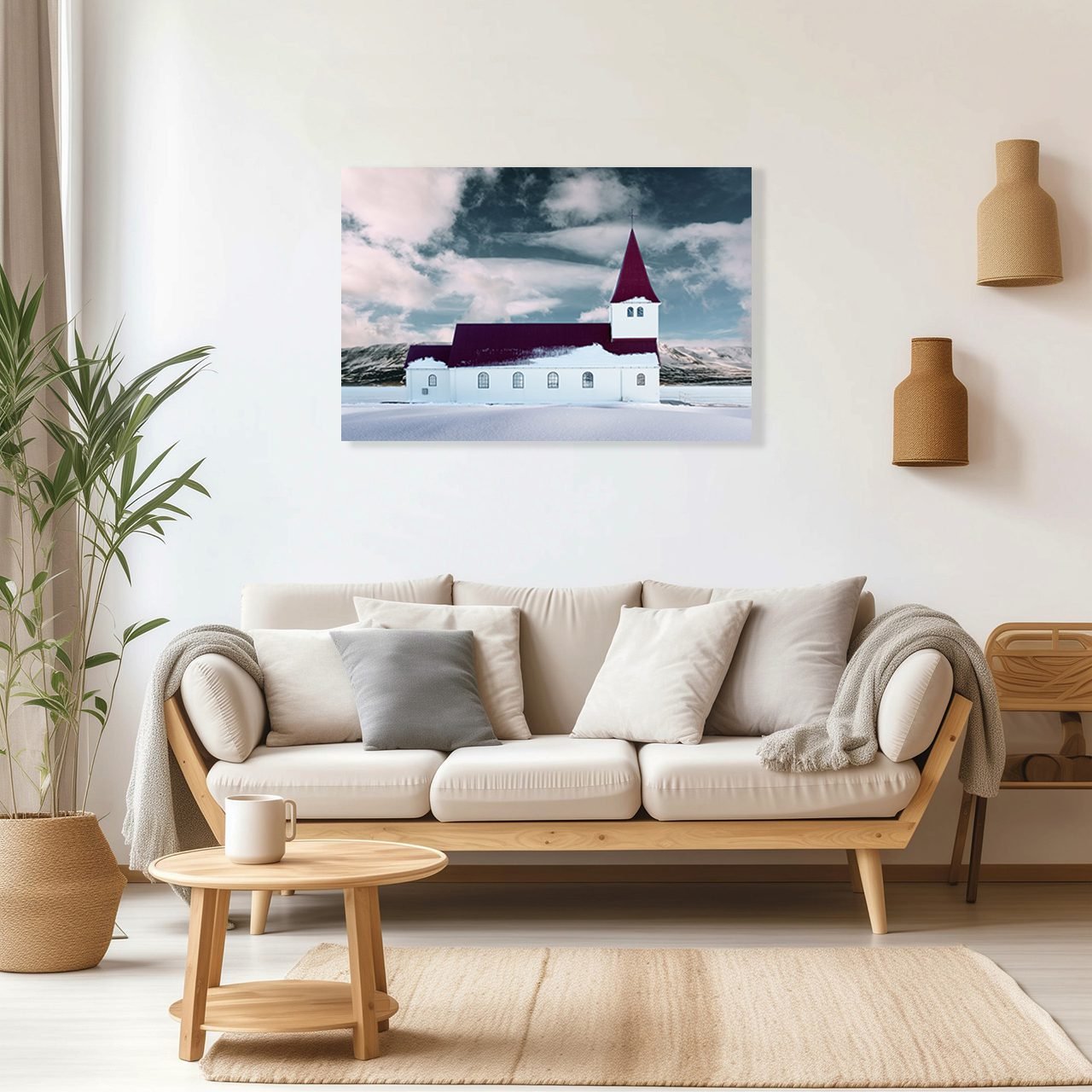 Cuadro Decorativo Religioso Iglesia Nevada - Imagen 2