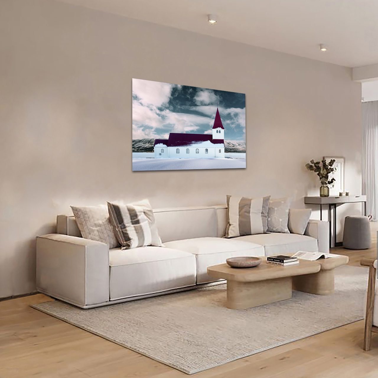 Cuadro Decorativo Religioso Iglesia Nevada - Imagen 3