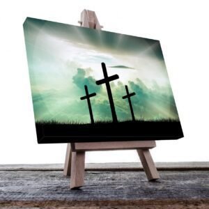 Cuadro Decorativo Religioso Jesús las tres cruces