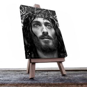 Cuadro Decorativo Canvas Religioso Crucifixión Jesucristo Corona