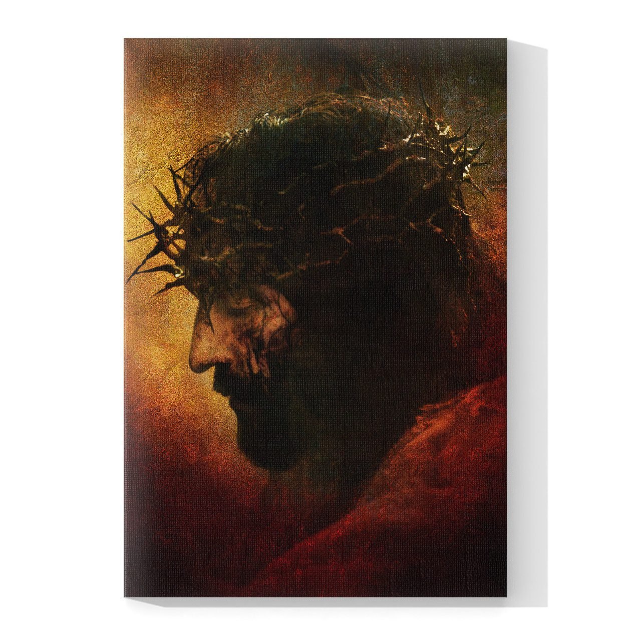 Cuadro Decorativo Canvas Religioso Crucifixión Jesucristo Corona #2 - Image 4