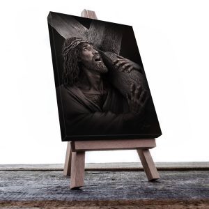 Cuadro Decorativo Canvas Religioso Crucifixión Jesucristo #2