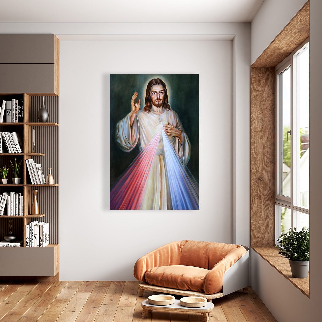 Cuadro Decorativo Canvas Religioso Divina Misericordia - Imagen 2