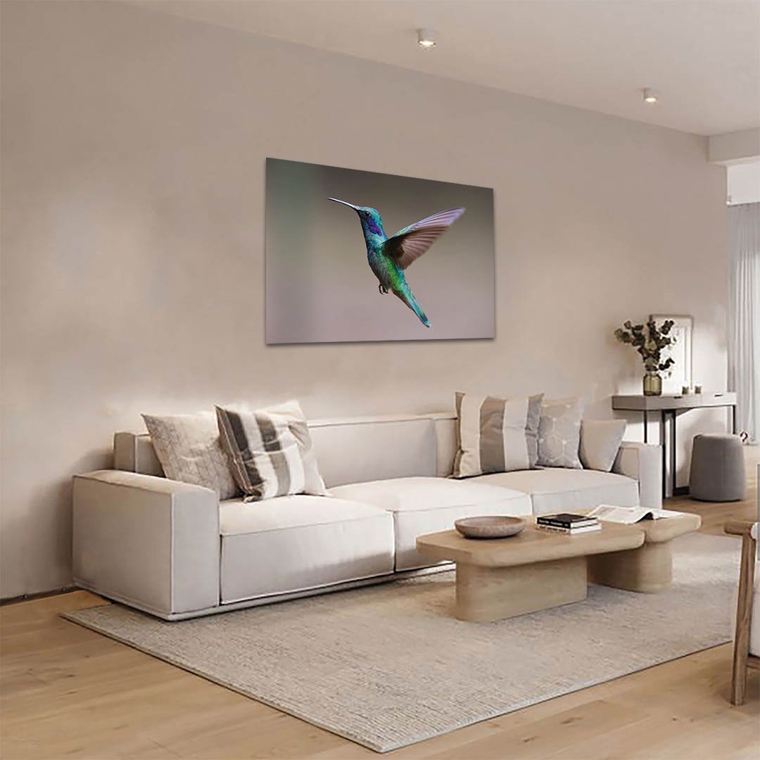 Cuadro decorativo Colibrí azul y verde #29 - Imagen 3