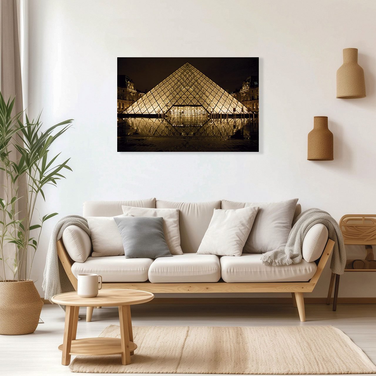 Cuadro Decorativo Museo de Louvre Paris. - Imagen 3