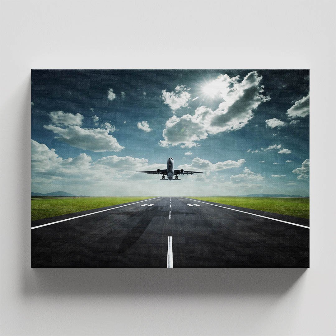 Cuadro Decorativo Avión despegando de frente - Imagen 4