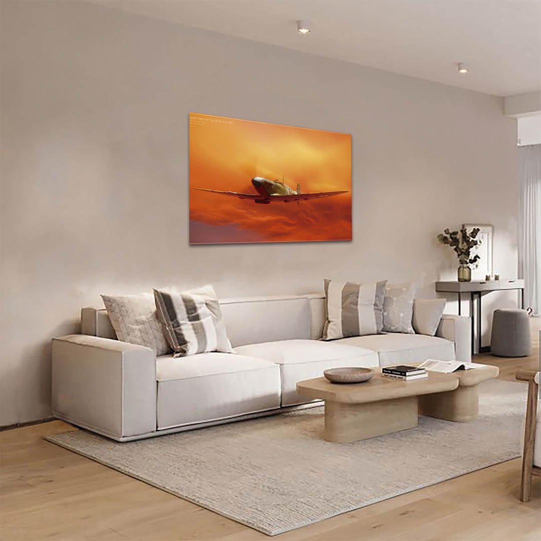 Cuadro Decorativo Avión Caza Supermarine Spitfire - Imagen 2