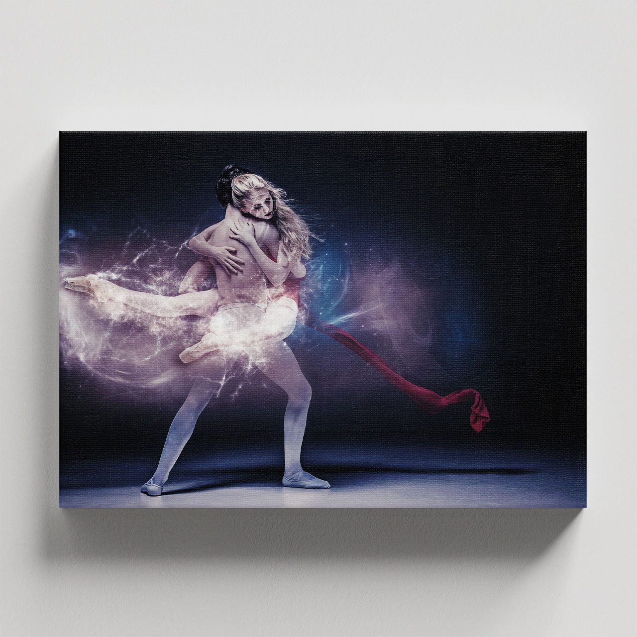 Cuadro Decorativo Bailarina Ballet tonos azules - Imagen 4