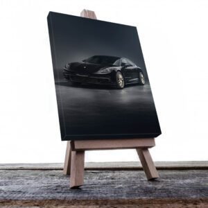 Cuadro Decorativo de Automóvil Deportivo Porsche Negro #5