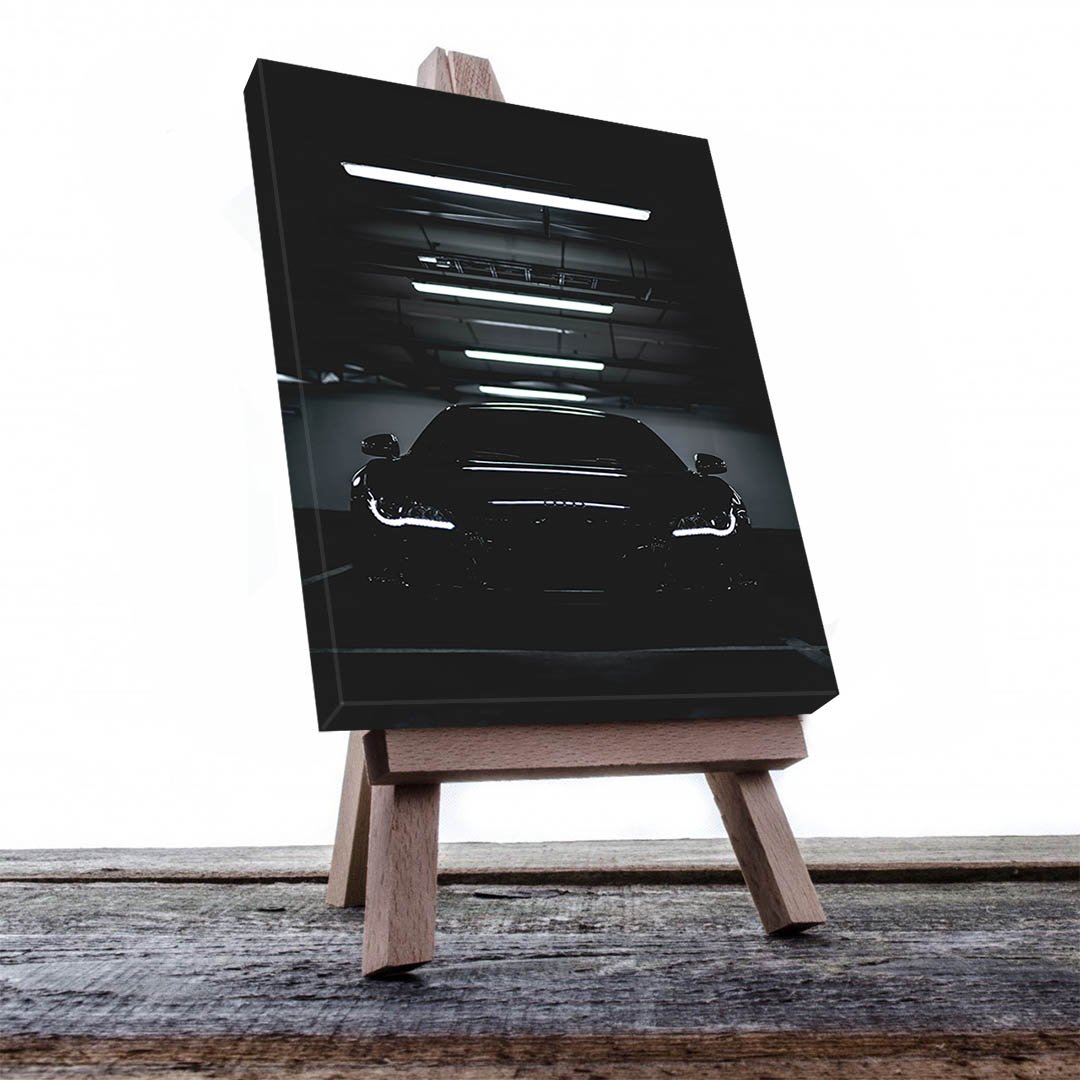 Cuadro Decorativo de Automóvil Deportivo Audi Negro #9