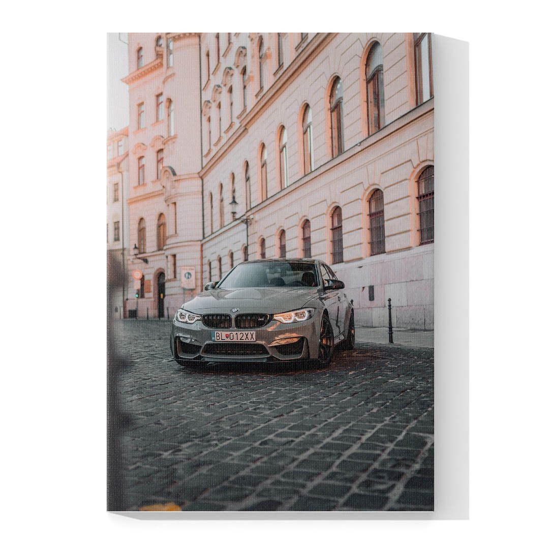 Cuadro Decorativo de Automóvil Deportivo BMW Gris #15 - Imagen 4