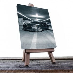 Cuadro Decorativo de Automóvil Deportivo Hyundai Gris #43