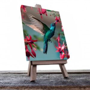 Cuadro Decorativo Colibrí Azul #37