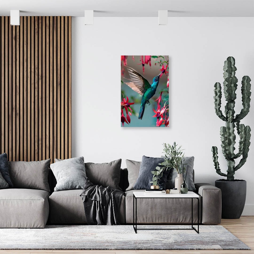 Cuadro Decorativo Colibrí Azul #37 - Imagen 3