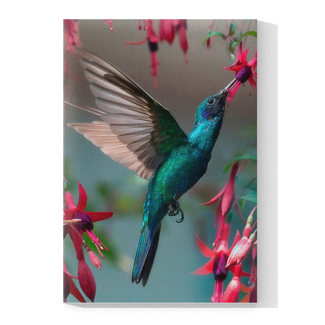 Cuadro Decorativo Colibrí Azul #37 - Imagen 4