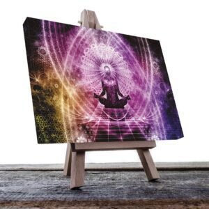 Cuadro Decorativo Holístico los 7 Chakras meditación #24