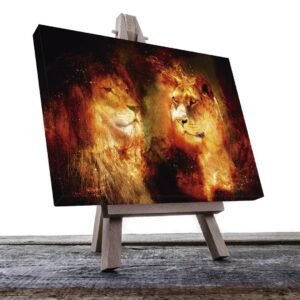 Cuadros Decorativos Leones Místico #73