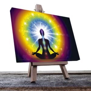 Cuadro Decorativo Holístico los 7 Chakras meditación #78