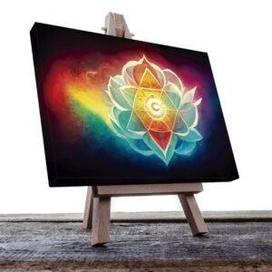 Cuadro Decorativo Holístico los 7 Chakras meditación #80