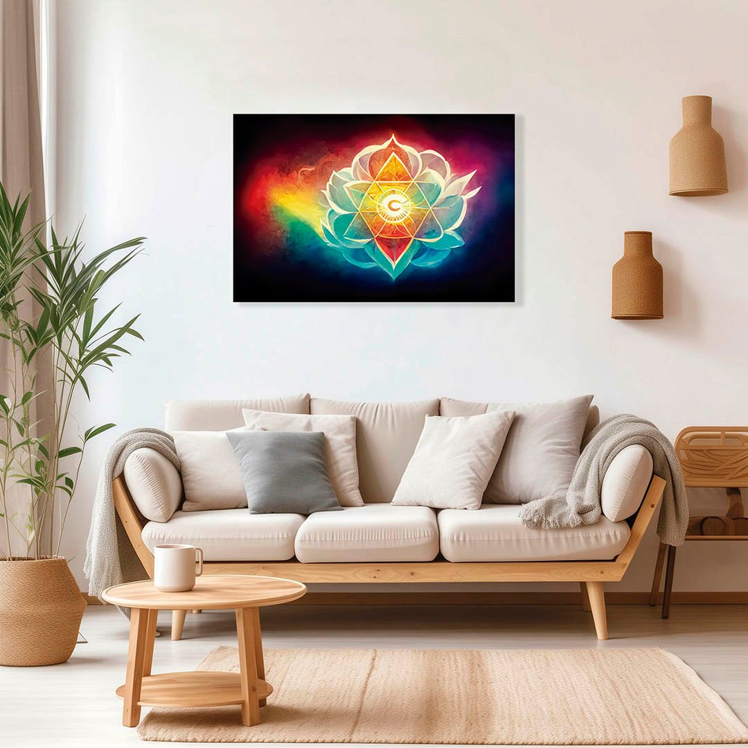 Cuadro Decorativo Holístico los 7 Chakras meditación #80 - Imagen 3