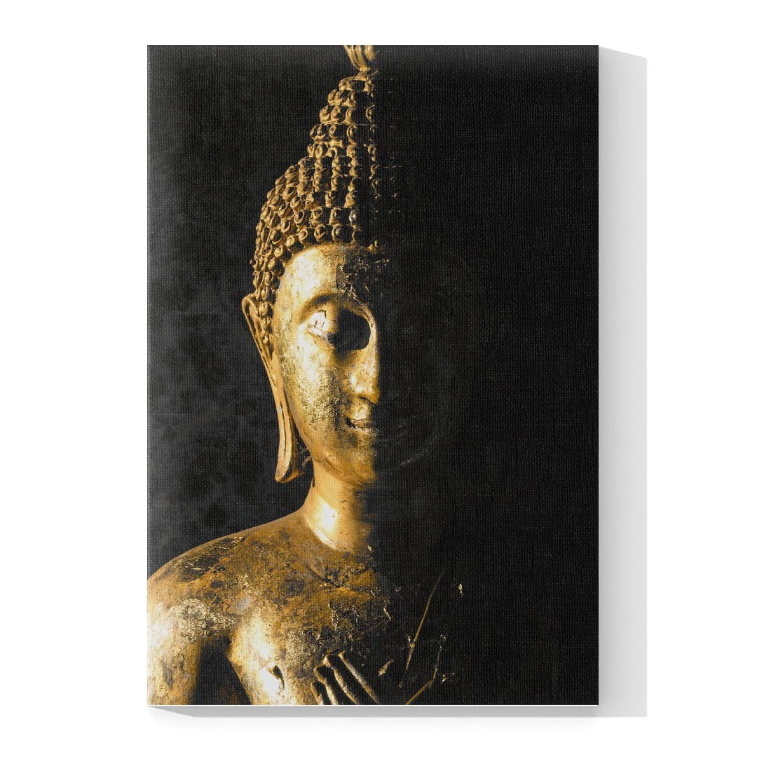 Cuadro Decorativo Buda en Dorado #154 - Imagen 4