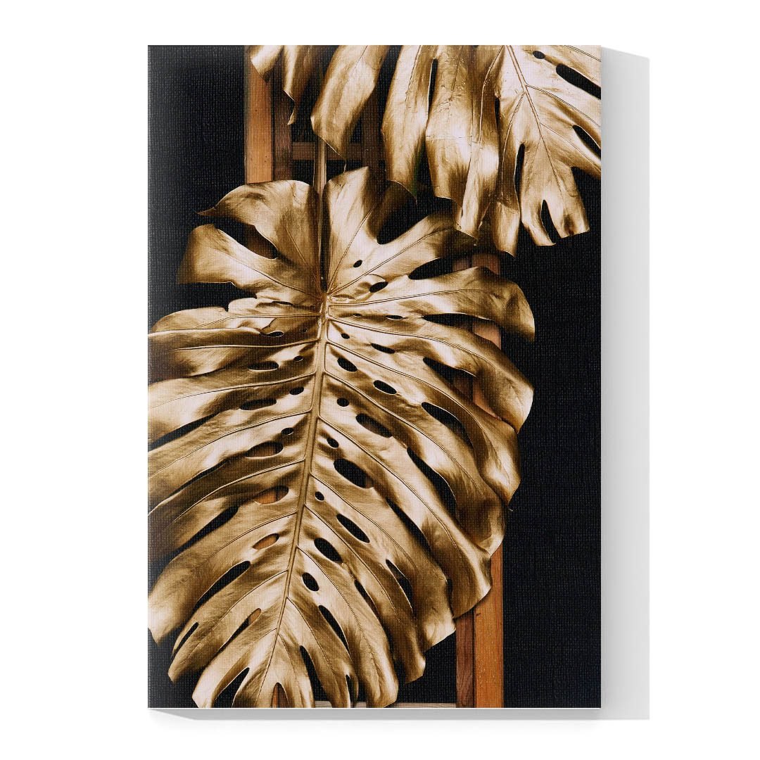 Cuadro Decorativo de Hojas Doradas #160 - Imagen 4