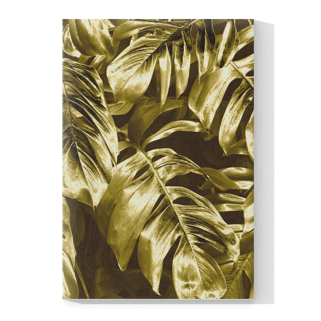 Cuadro Decorativo de Hojas Doradas #162 - Imagen 4