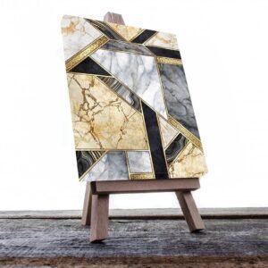 Cuadro Decorativo Rosas Doradas #177