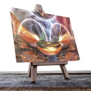 Cuadro Decorativo Abstracto inspirado en el Sol y el Universo #7