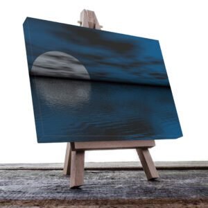 Cuadro Decorativo Luna Brillante en el Mar #25