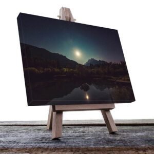 Cuadro Decorativo Sol Brillante entre montañas al atardecer #22