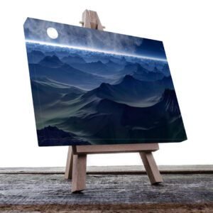 Cuadro Decorativo Luna de otro planeta Sci-Fi