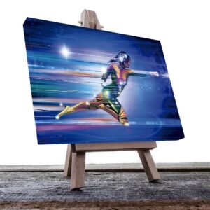 Cuadro Decorativo de mujer Sci-Fi en el Universo