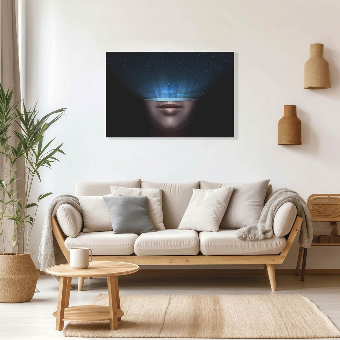 Cuadro Decorativo Sci-Fi rostro al universo - Imagen 2