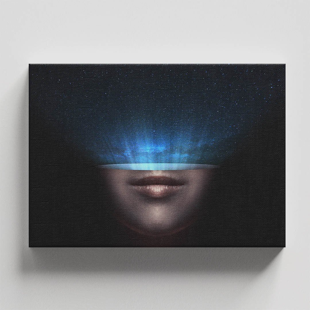 Cuadro Decorativo Sci-Fi rostro al universo - Imagen 4