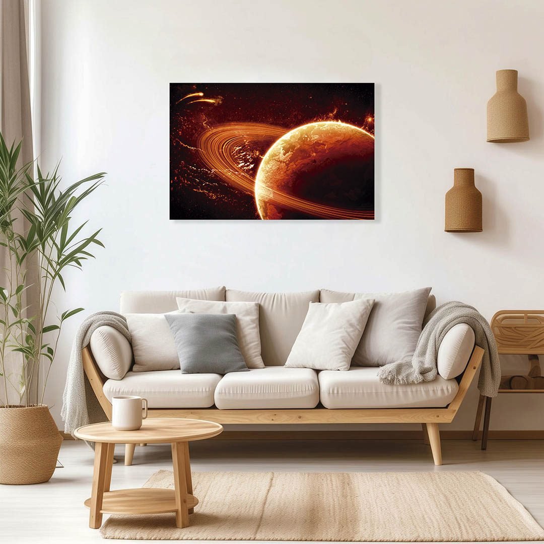 Cuadro Decorativo de Saturno y sus Anillos #60 - Imagen 2